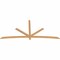 Ekena Millwork Alberta Timber Gable Bracket, Western Red Cedar, 108"W x 49"H x 1 1/2"D x 3 1/2"F, 11/12 Pitch GBW108X49X0204ALB00SWR - alternate 2